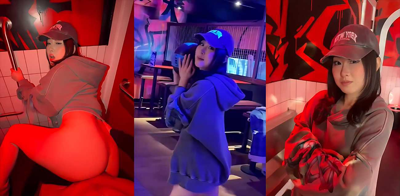 极品阿黑颜美少女【噗噗】新作流出，与帅哥在保龄球馆约会，电梯真空撩拨肉棒厕所跪舔后入狂欢